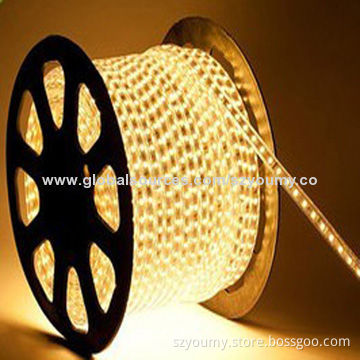 Warm White 220V High-power SMD 5050 Flexible LED Strip, 2-year Warranty